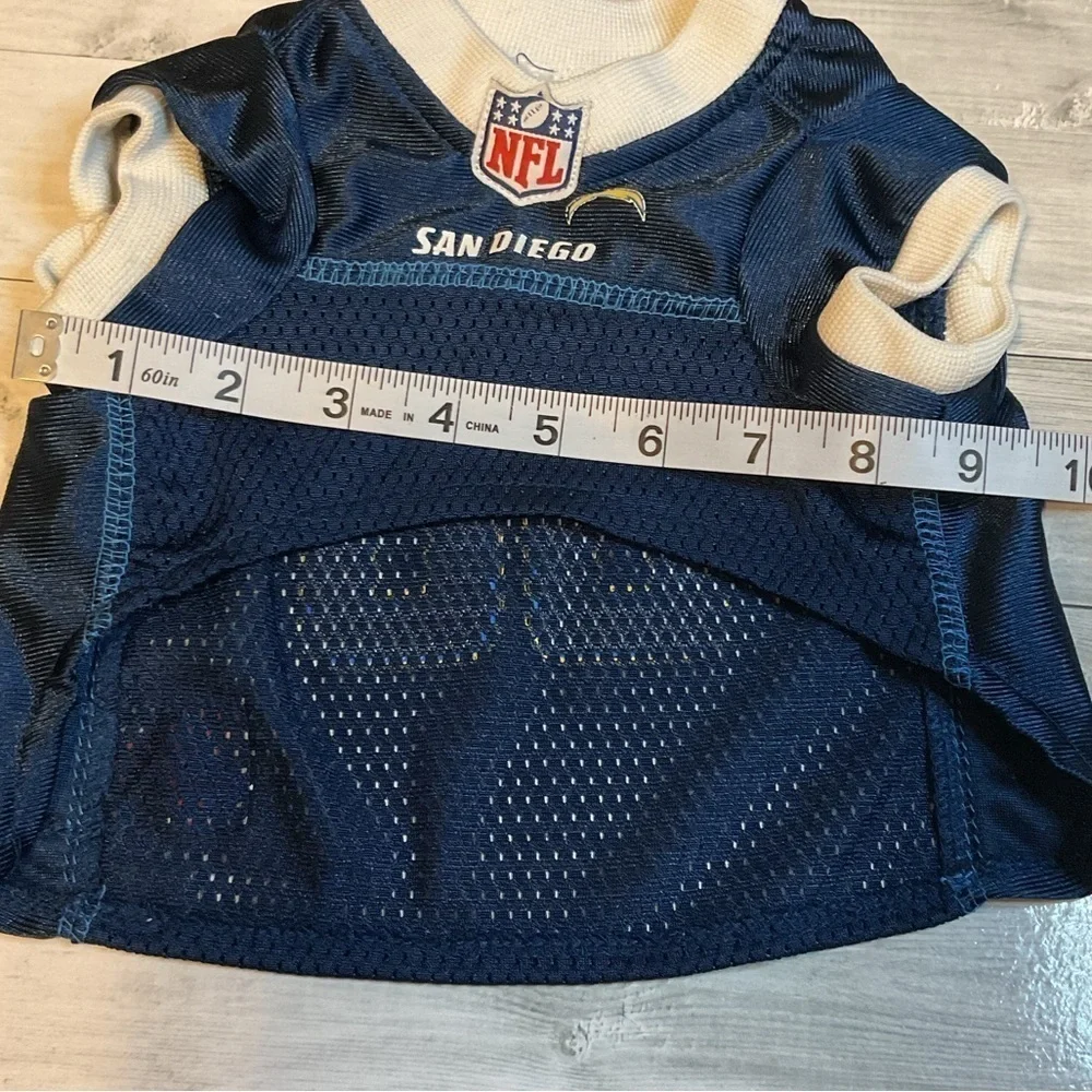 NFL Los Angeles Chargers Dog Jersey, Best Football Pet Jersey in Navy Blue
